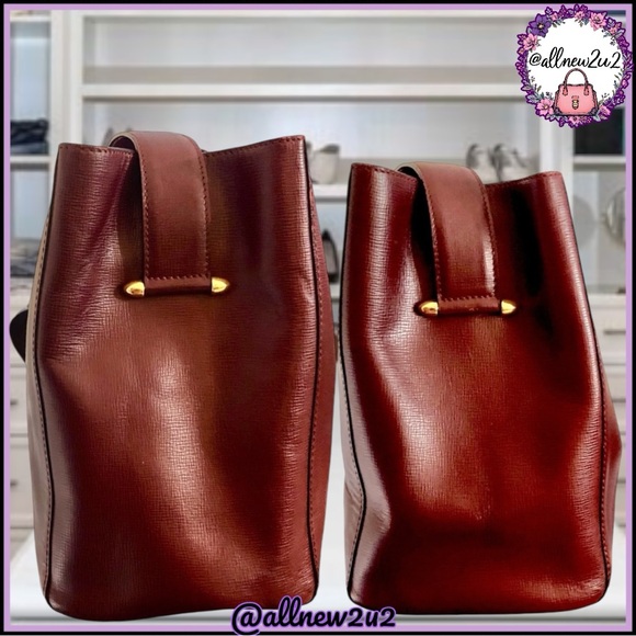 Must De Cartier Turn Lock Shoulder Leather Bag Gold Hardware W / COA Multi-HP - Picture 15 of 15